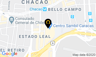 Mapa de Barki Pizza en Caracas