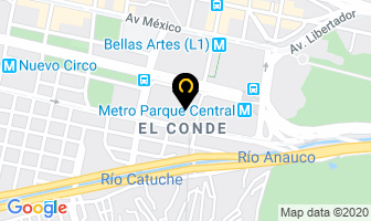 Mapa de Bazar Parque Central en Caracas