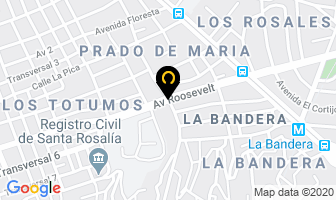 Mapa de Bodega Todo Limpio en Caracas