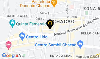 Mapa de Caracas Chacao en Chacao