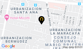 Mapa de Casa Electrica Luna C.a en Maracay