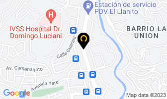 Mapa de Casa Limpia.org en Caracas