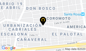 Mapa de Cauchos Don Bosco C.a en Valencia