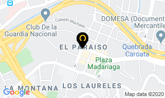 Mapa de Cauchos “El Paraiso”, C.a. en Caracas