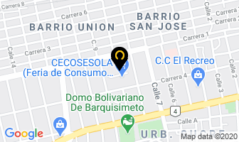 Mapa de Cecosesola en Barquisimeto