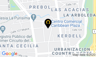 Mapa de Centro Comercial Caribbean Plaza en Valencia