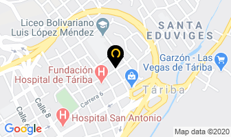 Mapa de Centro Cuadrangular Vida Nueva en Táriba