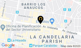 Mapa de Centro De Medicina Bioenergética Dr. David Sussmann en Caracas