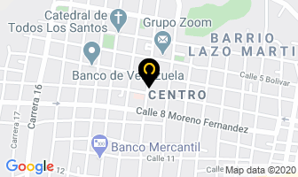Mapa de Centro Odontologico Integral José Vicente Camero en Calabozo