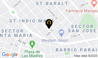 Mapa de Centro Odontologico Prodent en Maracaibo