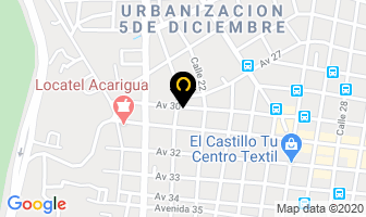 Mapa de Centro Optico Vicente en Acarigua