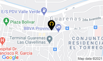 Mapa de Ceramicas Kristal en Guarenas