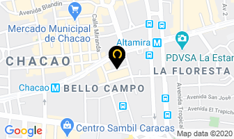 Mapa de Chapillas Pamela C.a en Caracas
