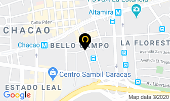 Mapa de Cherokee Uniformes en Caracas