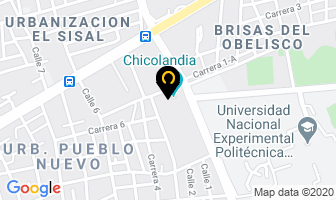 Mapa de Chicolandia en Barquisimeto