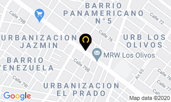 Mapa de Cielo Razo La Limpia. Ca en Maracaibo