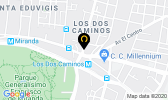 Mapa de Cisdca en Caracas