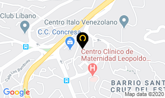 Mapa de Clínica Dempere en Caracas