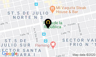 Mapa de Clínica Dr. Parabrisas en Maracaibo