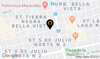 Mapa de Clinicas Master Dent, C.a. Rif. J-31493445-7 en Maracaibo
