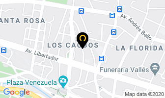 Mapa de Color Cake.com en Caracas