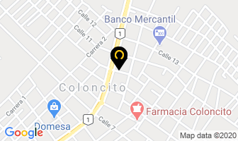 Mapa de Comercial El Sultan en Coloncito