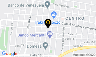 Mapa de Comercial Fredy en Calabozo