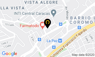 Mapa de Comercial Jma, C.a. en Caracas