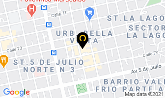 Mapa de Comida Venezolana El Criollito en Maracaibo