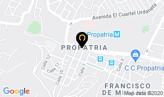Mapa de Comunicaciones Urantia,c.a. en Caracas
