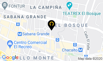 Mapa de Conacun en Caracas