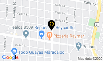 Mapa de Confecciones Ag, C.a en Maracaibo