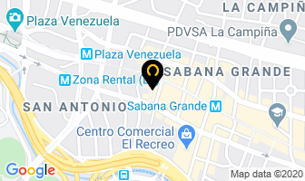 Mapa de Confecciones Carmente C.a. en Caracas
