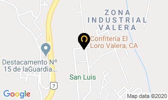 Mapa de Confiteria El Loro Valera C.a en Valera