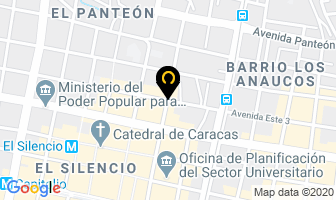 Mapa de Conidica en Caracas