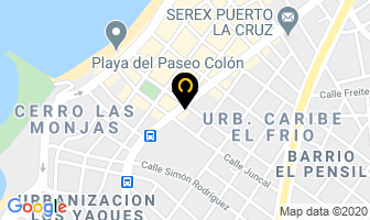 Mapa de Consertelca en Puerto La Cruz