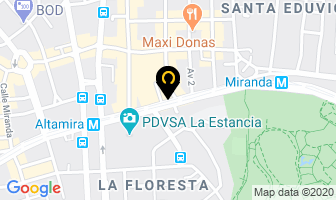 Mapa de Consteladora Milagros Saavedra en Caracas