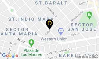 Mapa de Consultorio Bienestar en Maracaibo