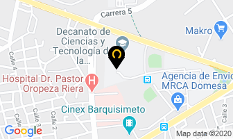 Mapa de Consultorios Medicos La Salle en Barquisimeto