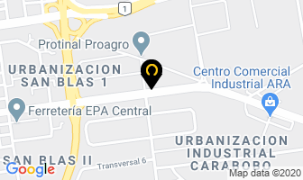 Mapa de Corporacion Latinfrio C.a. en Valencia