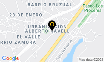Mapa de Creaciones Pajara Pinta en Caracas