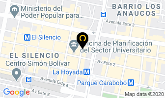 Mapa de Creaciones Yorgelys en Caracas