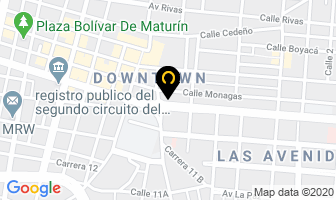 Mapa de Da´ Roma en Maturín