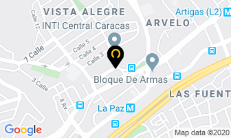 Mapa de David El Mago en Caracas