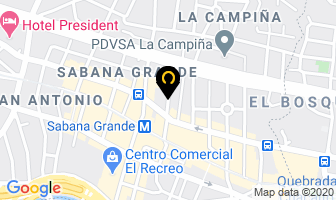 Mapa de Decorfestejos Los Medanos 2021 Ca en Caracas