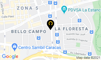 Mapa de Dental Solutions en Caracas