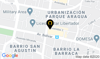 Mapa de Dental Vital en Maracay