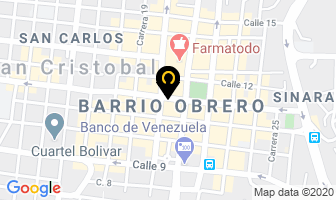 Mapa de Discolandia MÚsica en San Cristóbal