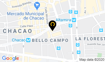 Mapa de Display El Triangulo Mj, C.a. en Caracas