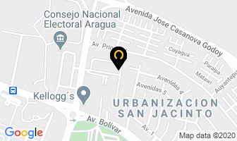 Mapa de Disrehi, C.a en Maracay